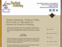 Tablet Screenshot of fraleyspainting.com